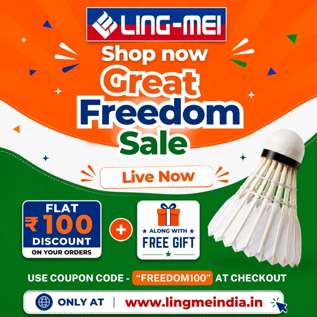 Ling-MEI Freedom Sale with ₹100 discount and free gift on orders