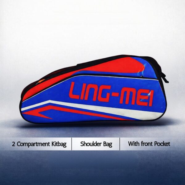 LINGMEI Badminton Kit Bag - BAGA602 - Rectangle Red